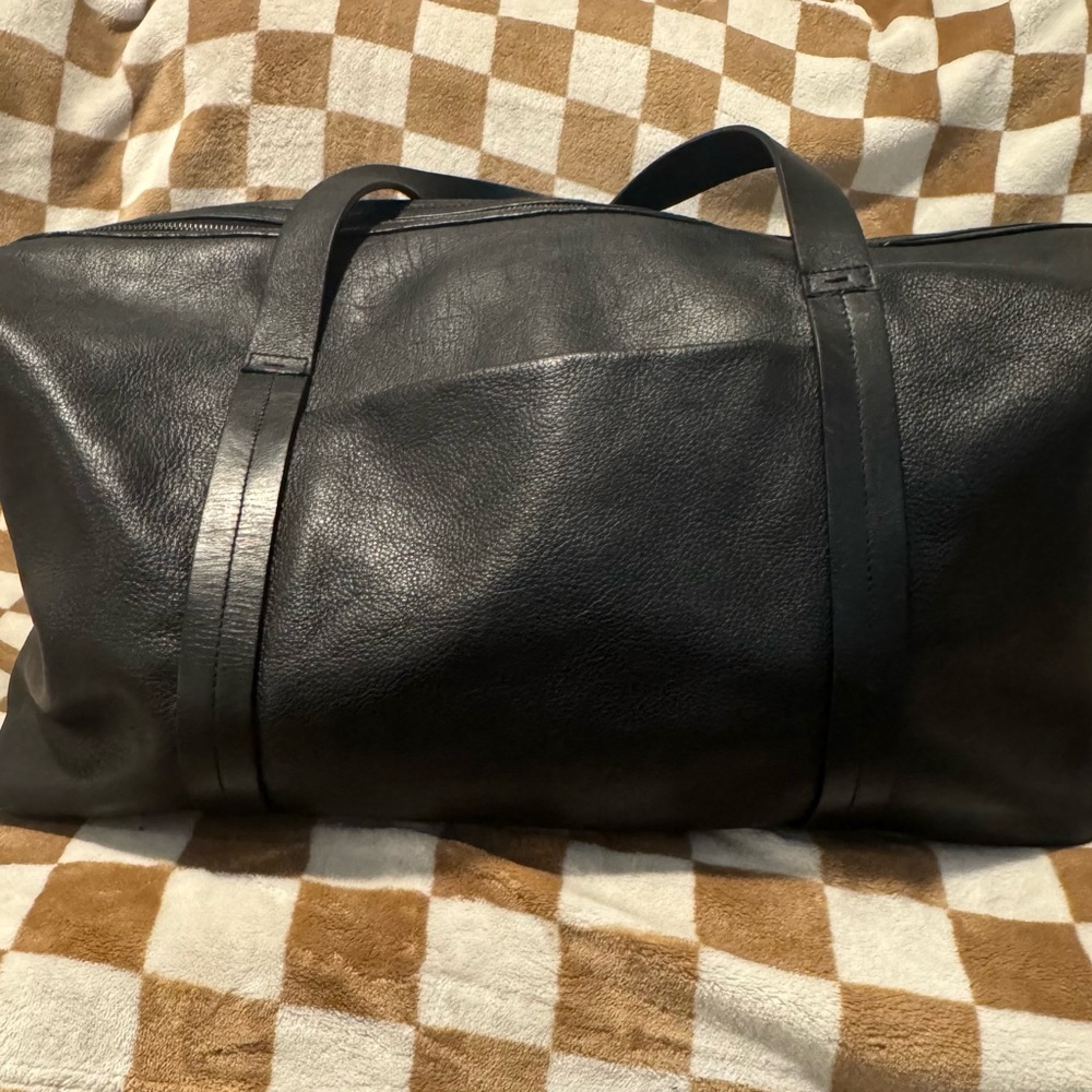 Black Leather Men's Bag